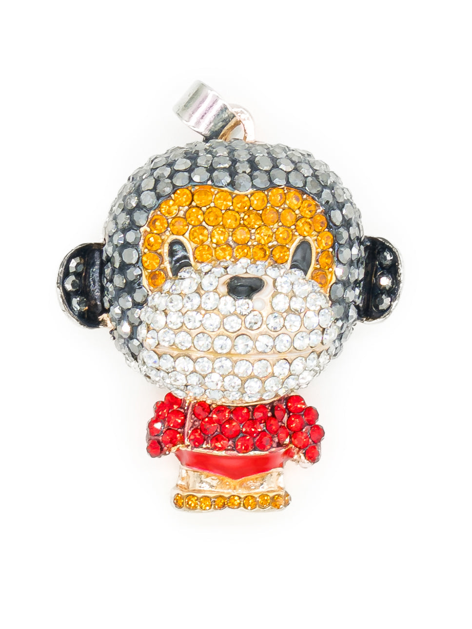 Vario Anhänger Affe mit Strass
